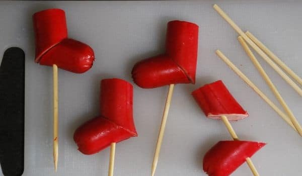 preparacion salchichas