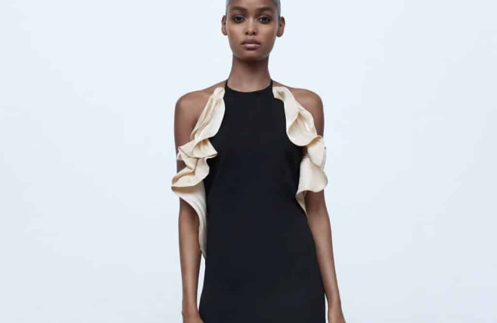 cuello halter zara