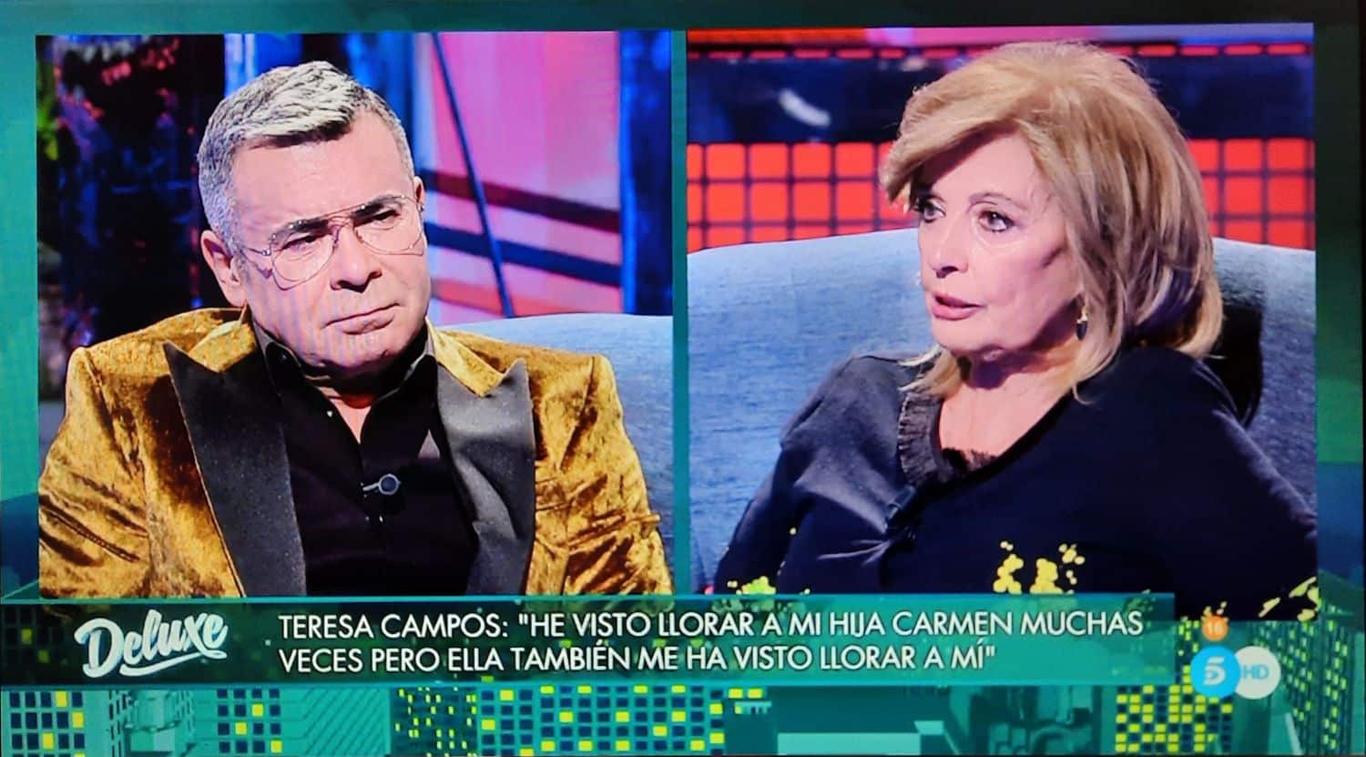 María Teresa Campos se rinde a Jorge Javier y revela las flaquezas de Carmen Borrego
