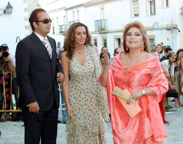 Rocío Carrasco, Fidel Albiac y Rocío Jurado