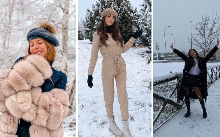Como niños en la nieve: Filomena hace las delicias de nuestros famosos