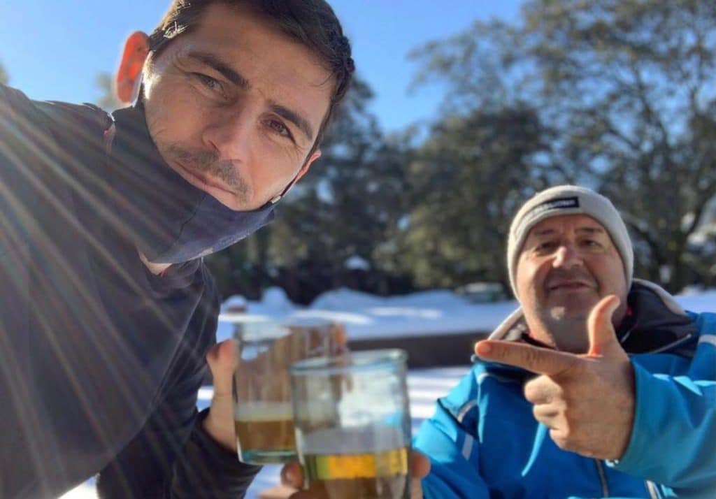 Iker Casillas y Ángel Martín