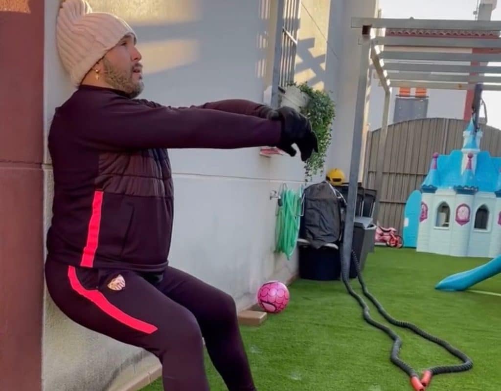 Kiko Rivera hacieno deporte