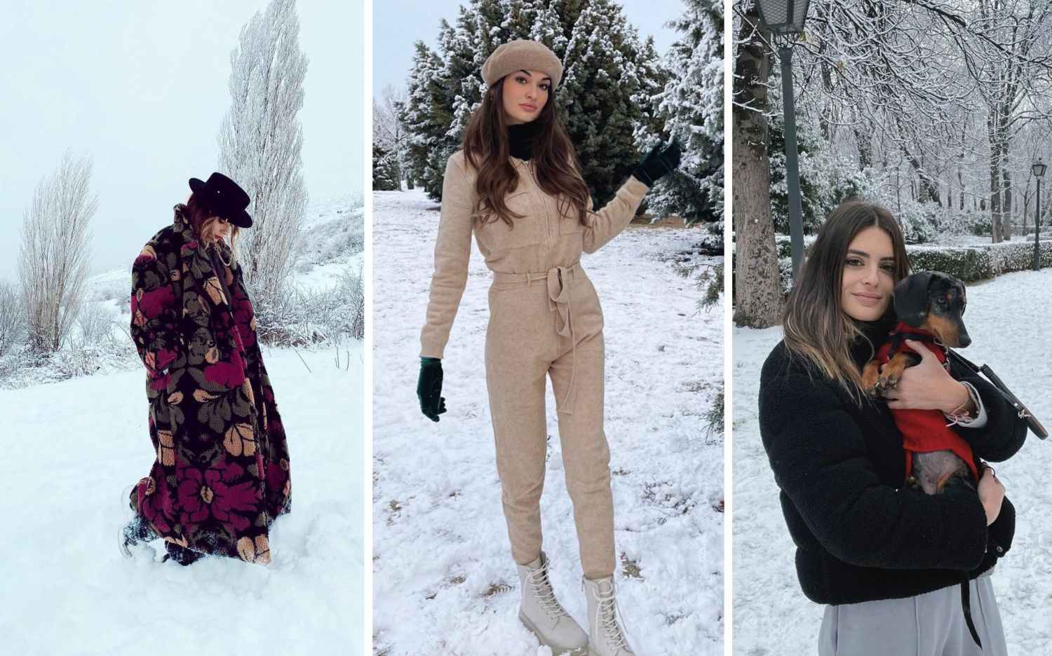 Como niños en la nieve: Filomena hace las delicias de nuestros famosos
