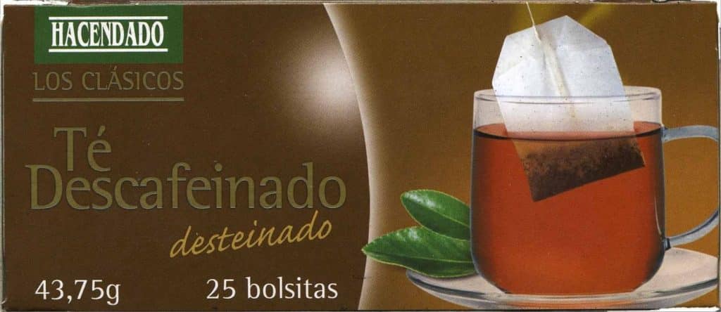 Té negro descafeinado la última novedad de Mercadona