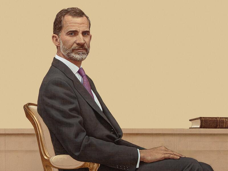 Felipe VI posando