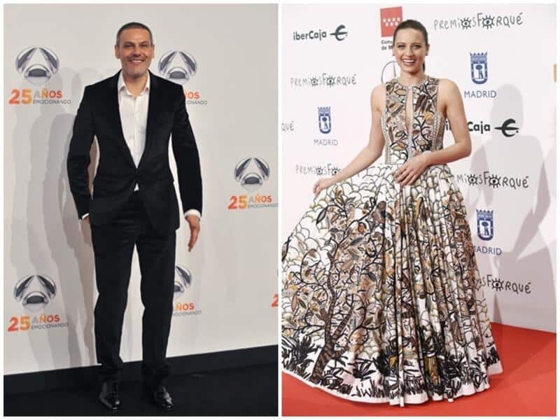 Michelle Jenner y Roberto Enríquez 