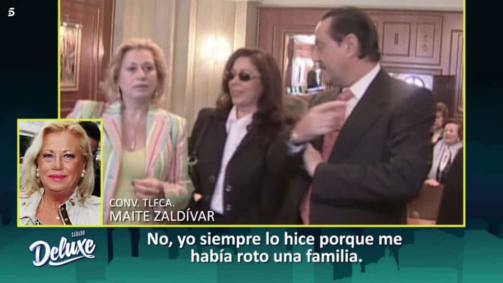 Maite Zaldívar, Julián Muñoz e Isabel Pantoja