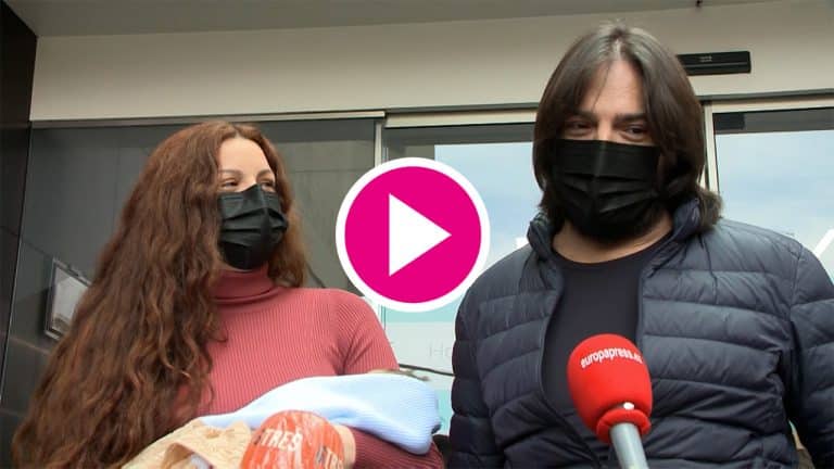 Joaquín Cortés y Mónica Moreno presentan a su segundo hijo, Andrea