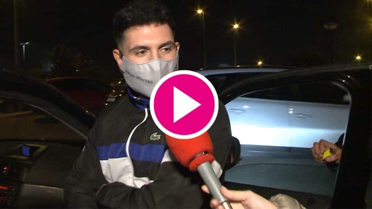 Omar Montes sale del restaurante sin mascarilla