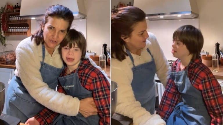 Samantha de Masterchef, obligada a pedir perdón tras salpicar a su hijo Roscón y a Paz Vega