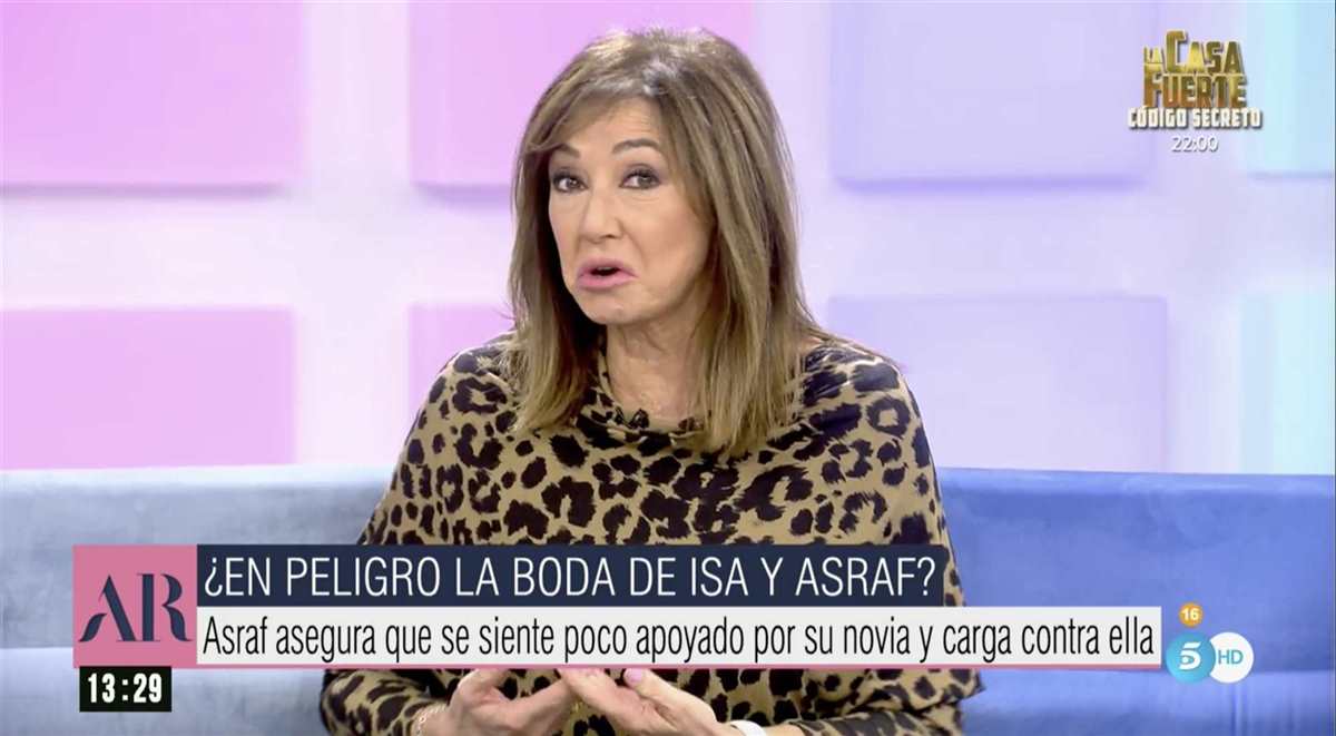 Ana Rosa Quintana despide a Asraf