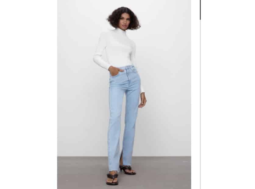 Zara: Consigue tipazo con estos vaqueros por 26 euros, que se venden enrollados