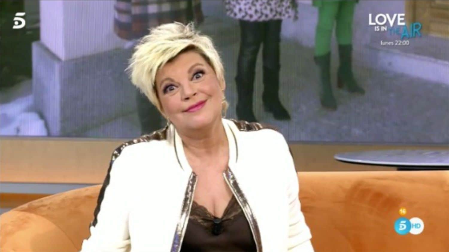 Terelu Campos con Galiacho en Viva la vida
