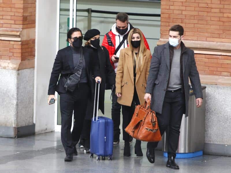 Chenoa, David Bustamante, Natalia y Manu Tenorio se desplazan a Barcelona para despedirse de Álex Casademunt
