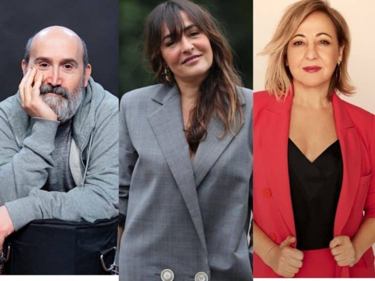 Candela Peña, Carmen Machi y Javier Cámara se deshacen en halagos con Victoria Abril