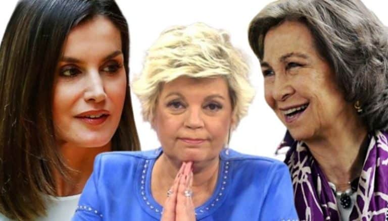 Terelu Campos esconde los cortes que le dieron tanto la reina Sofía como Letizia