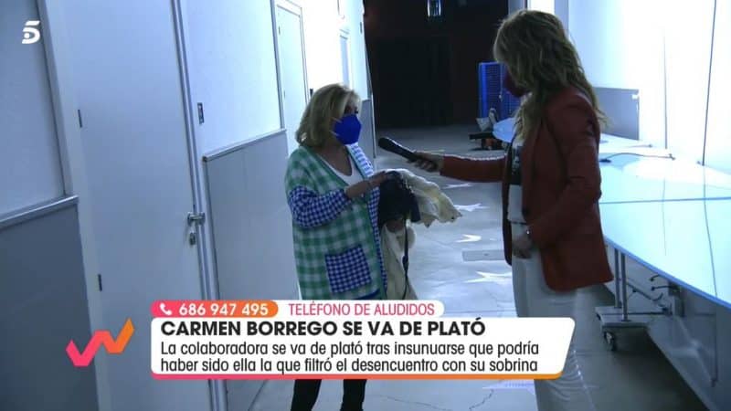 Carmen Borrego indignada dice adiós a Viva la vida: "Me voy para siempre"