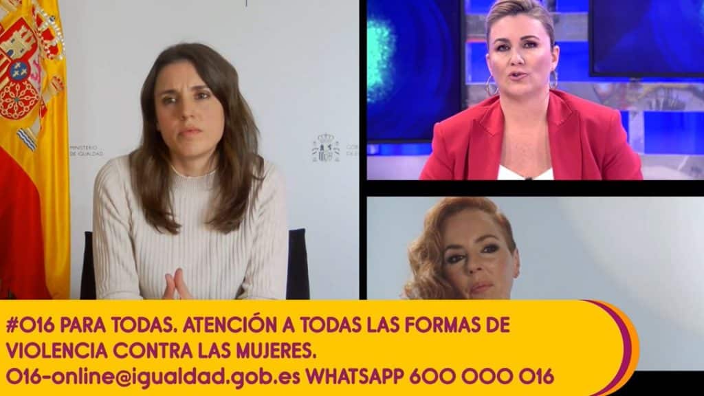 irene montero en sálvame