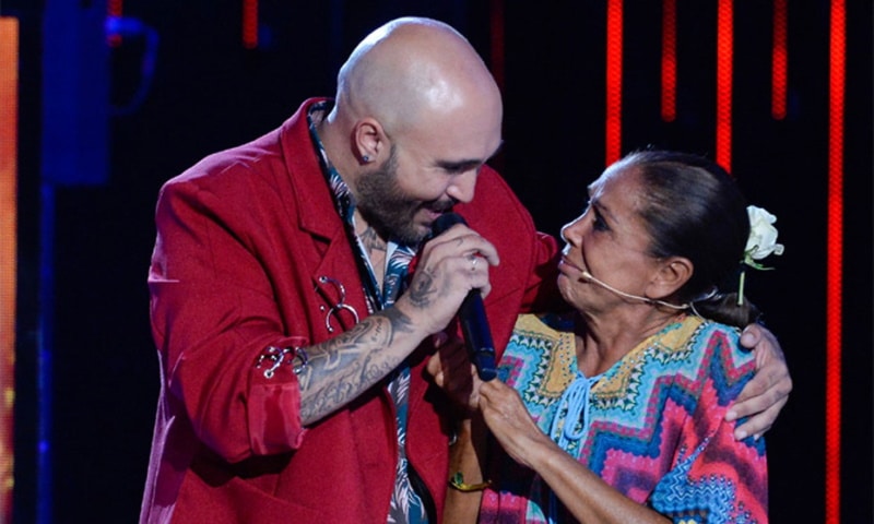 Isabel Pantoja y Kiko Rivera en Supervivientes