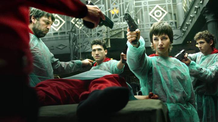 La casa de papel retrasan la temporada cinco