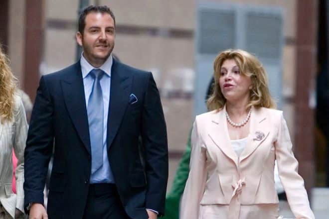 Baronesa Thyssen y su hijo Borja