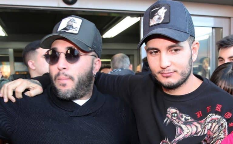 Omar Montes y Kiko Rivera presumen de su amistad por las calles de Sevilla