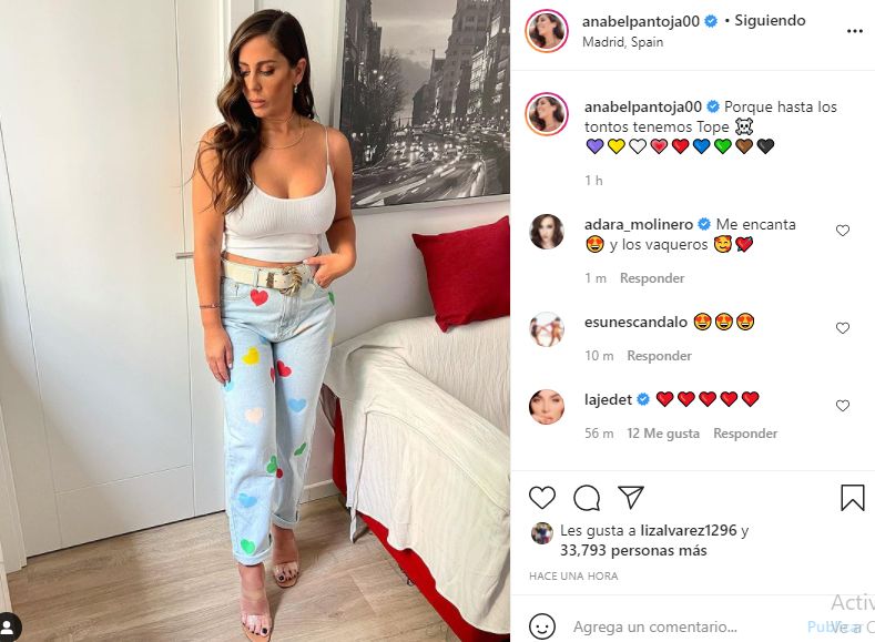 La foto del sorprendente cambio físico de Anabel Pantoja