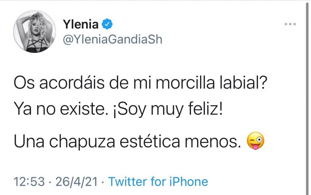 Ylenia reaparece con nuevo rostro en plena guerra con Vasile