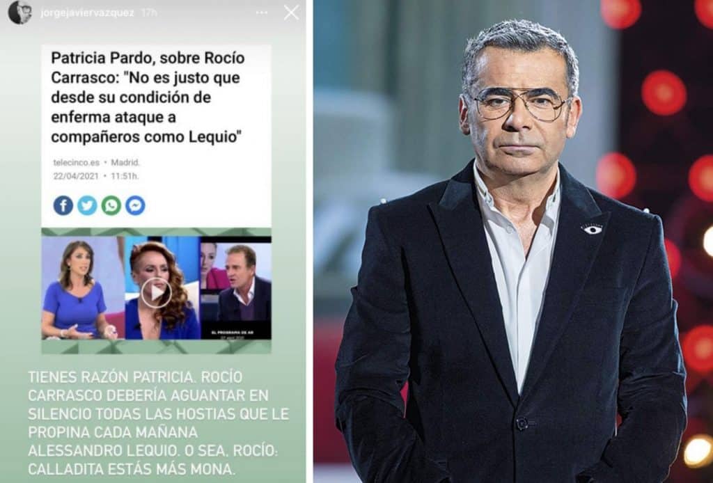 Las 'hostias' de Lequio a Rocío Carrasco ponen en pie de guerra Jorge Javier y Patricia Pardo
