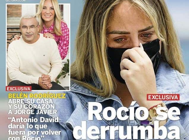 Rocío Flores se derrumba en plena calle