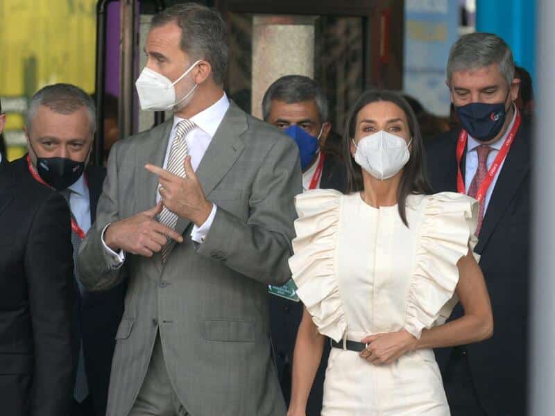 letizia felipe fitur en plena crisis marruecos