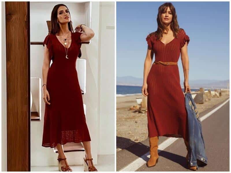 Duelo de estilo: Sara Carbonero e Isabel Jiménez repiten vestido, ¿cuál te gusta más?