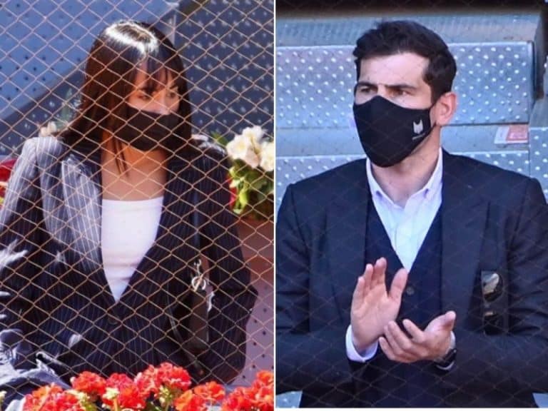 Iker Casillas y Aitana Ocaña, entre otros, comparten palco en La Caja Mágica para apoyar a Rafa Nadal