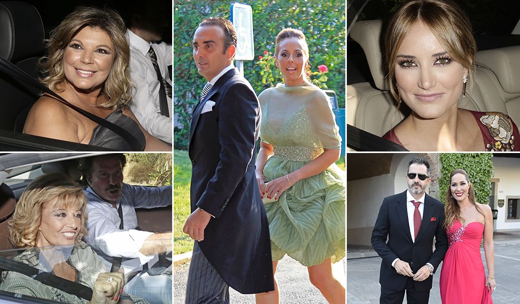 Los famosos que no esperabas ver en la boda de Rocío Carrasco y Fidel Albiac
