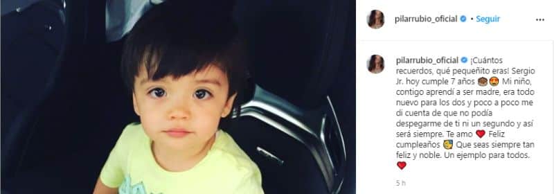 Pilar Rubio conmueve a sus seguidores por el cumpleaños de su hijo