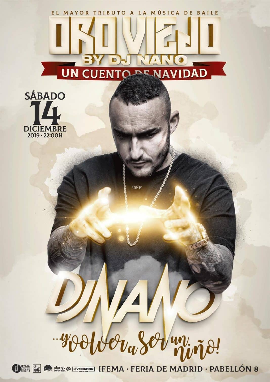 Oro Viejo by Dj Nano vuelve el 14 de diciembre a Madrid después de su histórico sold out en 2018