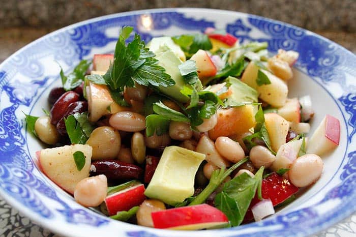 Ensaladas y otras recetas saludables para perder la grasa del abdomen