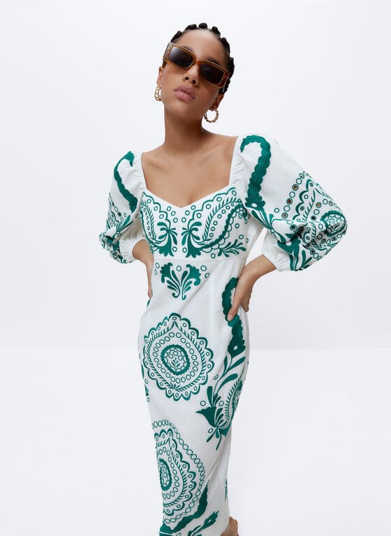Uterqüe: Los vestidos bordados favoritos de Meghan Markle