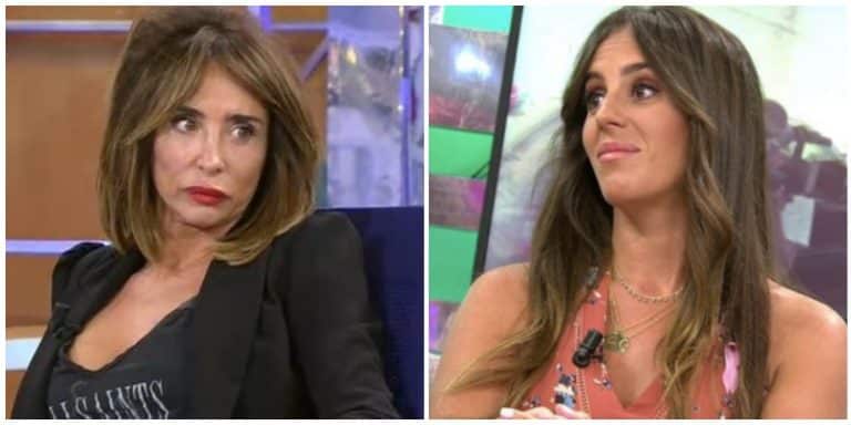 El surrealista momento de Anabel Pantoja con María Patiño en Socialité: «¿Te acabas de levantar de la cama?»