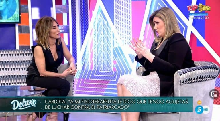 María Patiño entona el mea culpa y hace llorar a Carlota Corredera: «He cometido muchos errores»