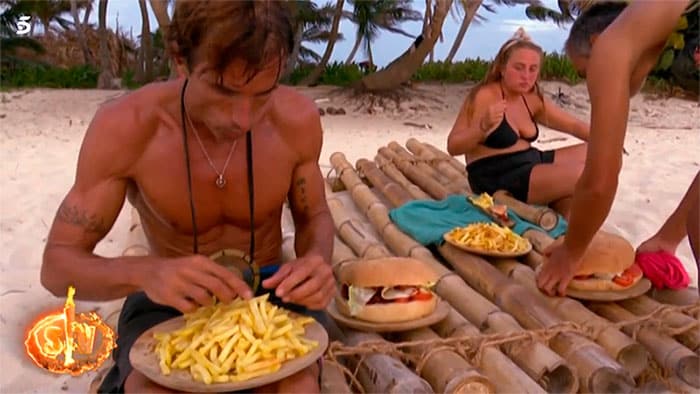 supervivientes comida