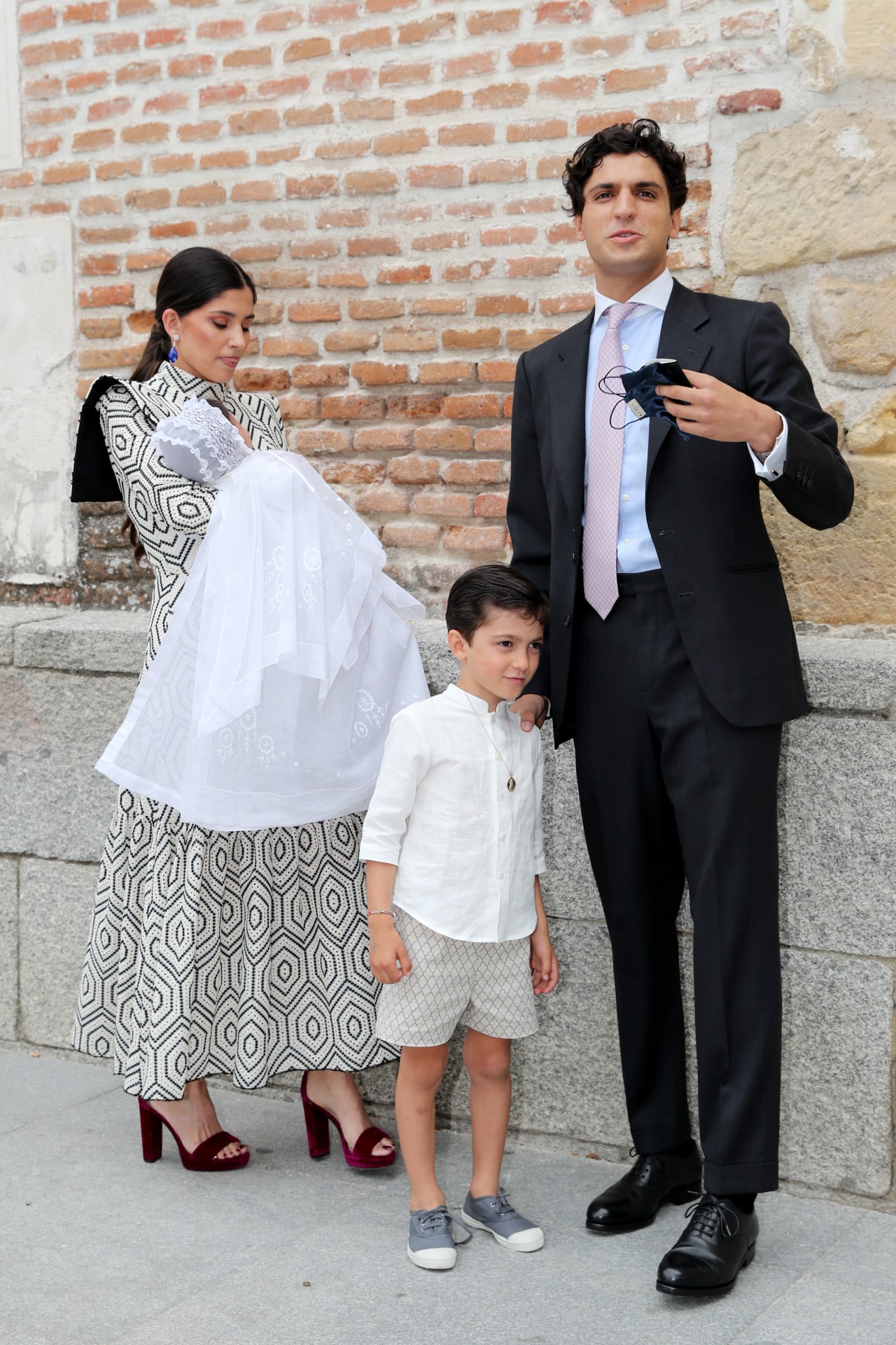 Maria de Jaime and Tomas Paramo  bautizo de ines domecq