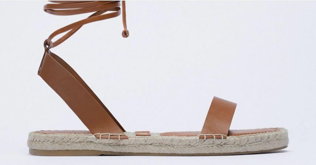 yute Zara: sandalias preciosas por menos de 20 euros