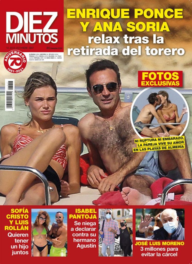 Paloma Cuevas: ¿Empañará su divorcio su nueva aventura profesional? Portada Diez Minutos 7 de julio enrique ponce