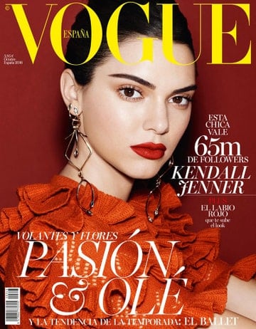 Portada Vogue Kendall Jenner hace 5 años