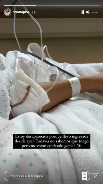 Sandra Pica alarma a sus seguidores por su estado de salud