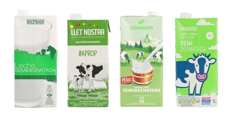 OCU: Leche semidesnatada esta es la mejor