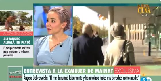 Ángela Dobrowolski su paralelismo con Rocío Carrasco: "Josep Maria Mainat no es víctima, es un maltratador"