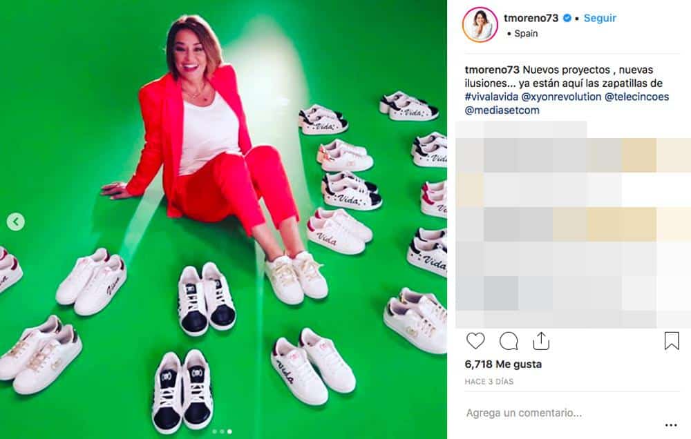 Toñi Moreno zapatillas VLV Sneakers